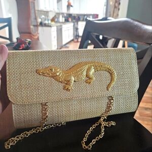 Alligator  Cluch handbag
